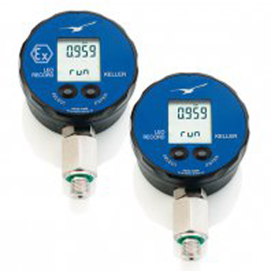 Imagen Manómetros digitales Keller con registro de presión y temperatura y conexión a PC, LEO Record/LEO Record Ei.